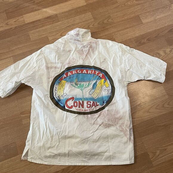 Vintage Gitano Margarita Con Sal short sleeve button-down Shirt Size M - Picture 5 of 9